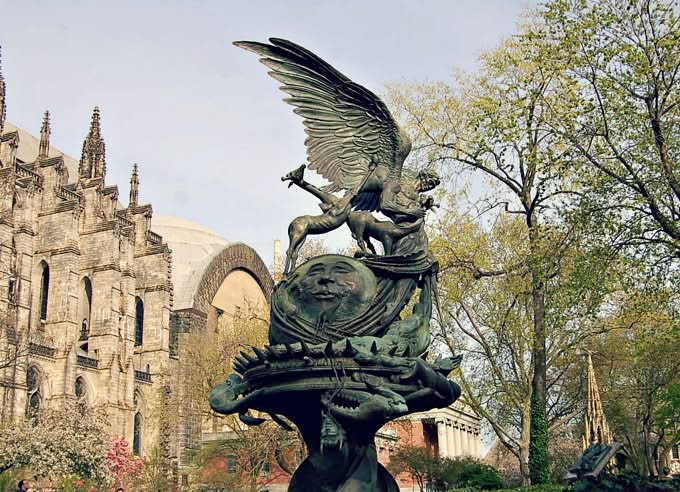 Peace Fountain Saint John de Divine New York