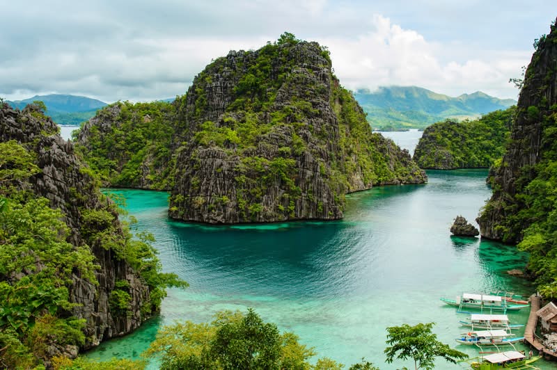 Danau Kayangan, Coron, Filipina 