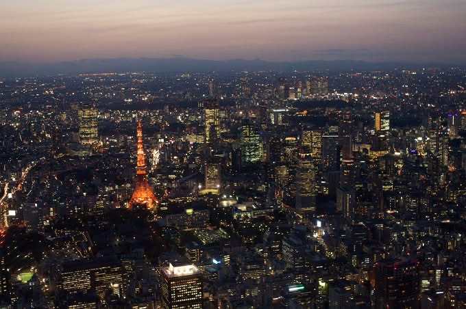 http://kenjogame.blogspot.com/ Foto Keindahan Jepang Dipotret dari Atas Gedung Pencakar Langit dan Drone - Tokyo Tower