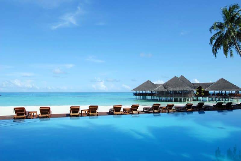 Salah satu resort di Maldives
