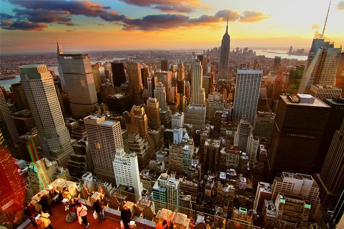 Panduan Membuat Visa Amerika Serikat - Sunset in New York