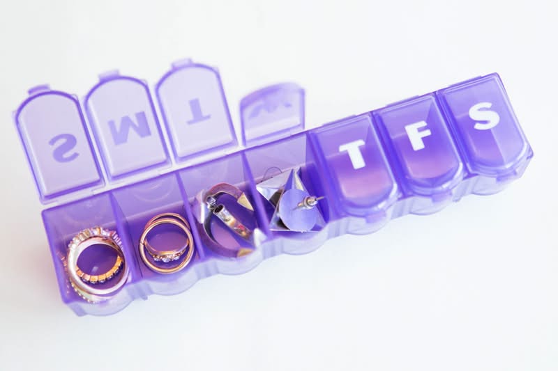 Pill case compartment Pill case compartment