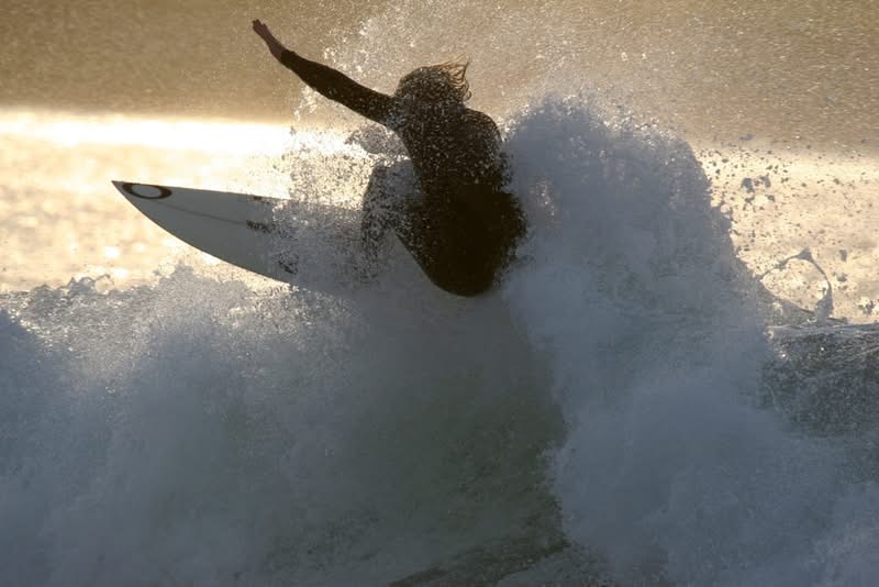 surfer on Easky beach
