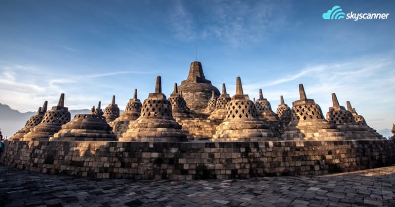 Bush Borobudur in Yogyakarta eye. Indonesia