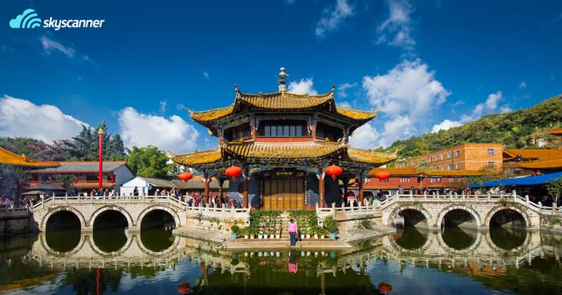 Wat Dong Yuan city, Kunming, China.