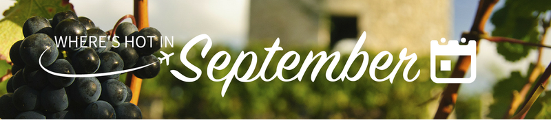 Where's hot in September Where's hot in September