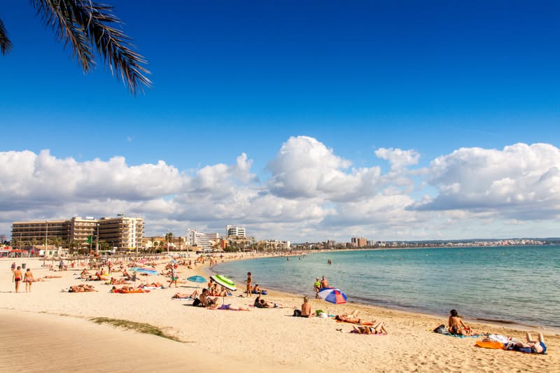 Palma de Mallorca beach