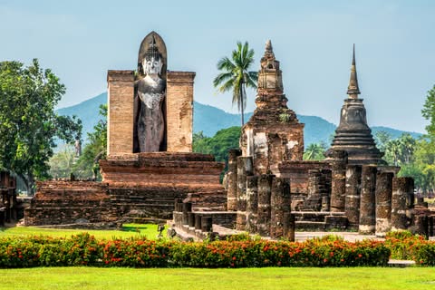 buda en sukhothai tailandia