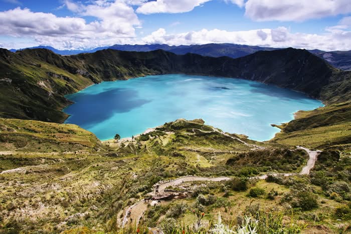 Ao clicar na foto, você pode procurar hotéis nas principais cidades do Equador!