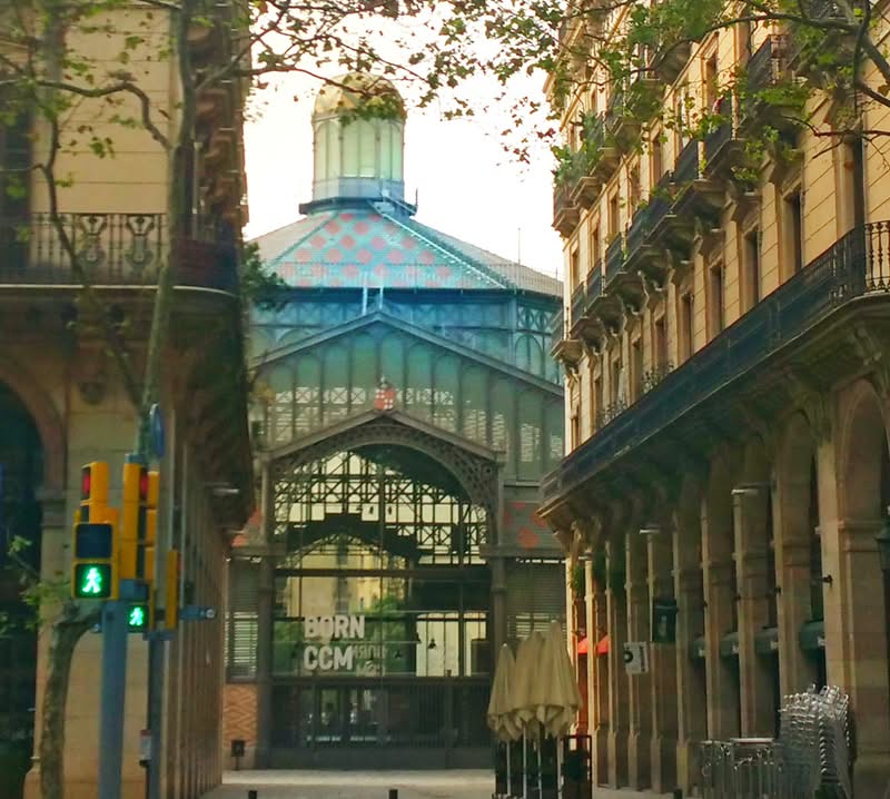 Centro Cultural del Born en el Barrio del Born de Barcelona