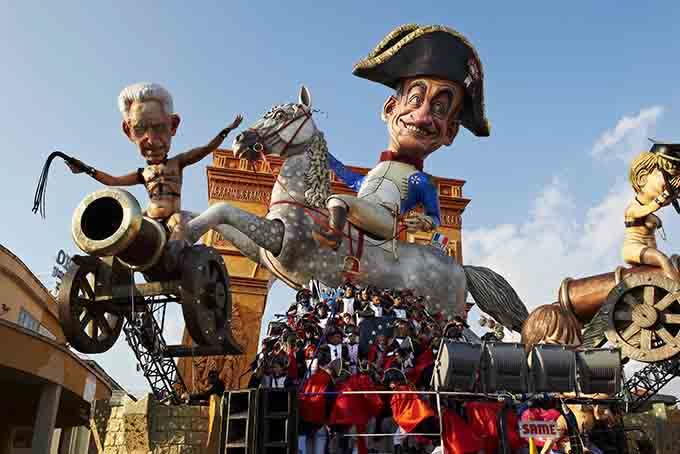 Viareggio carnival italy
