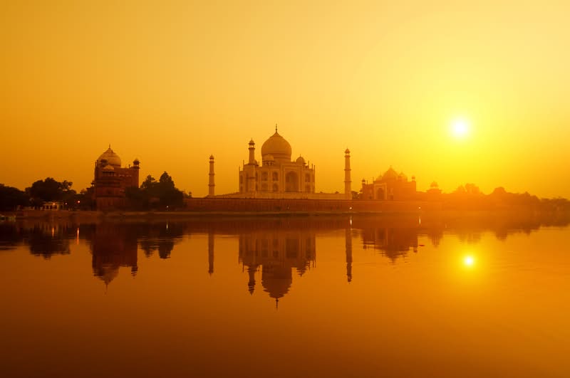 The Taj Mahal in India