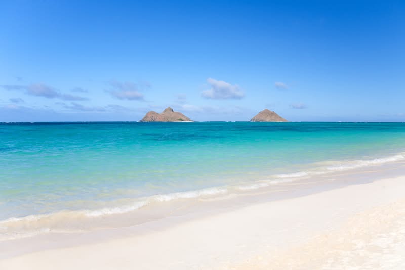 หาดลานิไก ฮาวาย (Lanikai Beach, Hawaii)