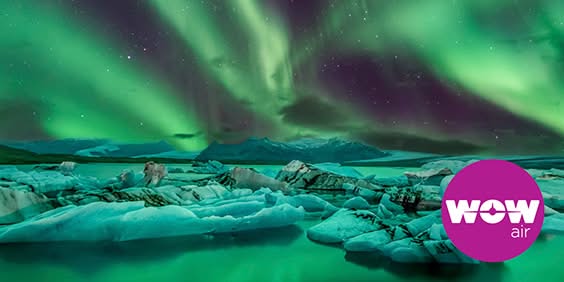 20% off flights to Iceland, North America & Canada with WOW air