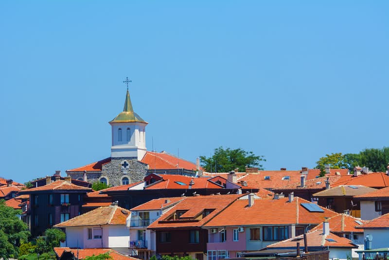 Nesebur Bulgaria Nesebur on the Black Sea coast of Bulgaria