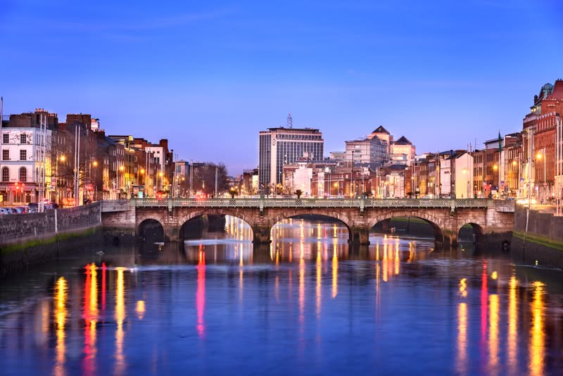 River Liffey Dublin The River Liffey in the Irish capital Dublin