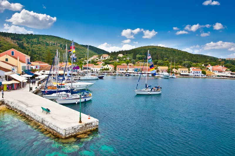 Kefalonia Greece The Greek island of Kefalonia