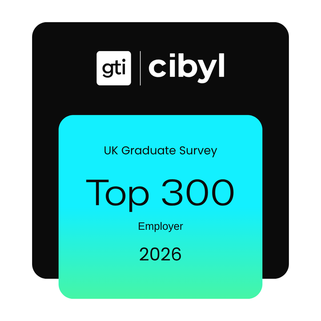 GTI Cibyl UK Graduate Survey Top 300 Employer 2026 Logo