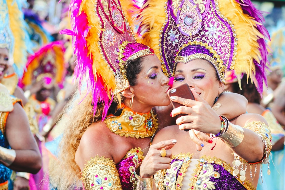 deux danseurs au carnaval de Rio