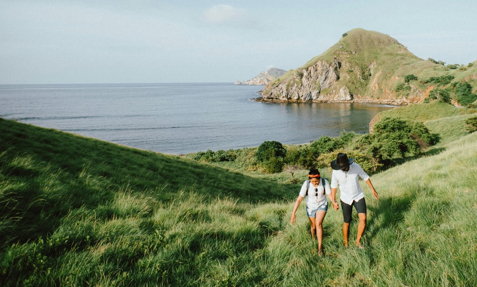 People hiking