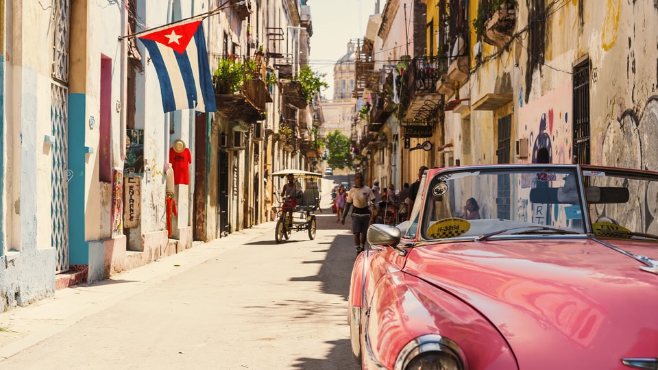 Car on Havana street