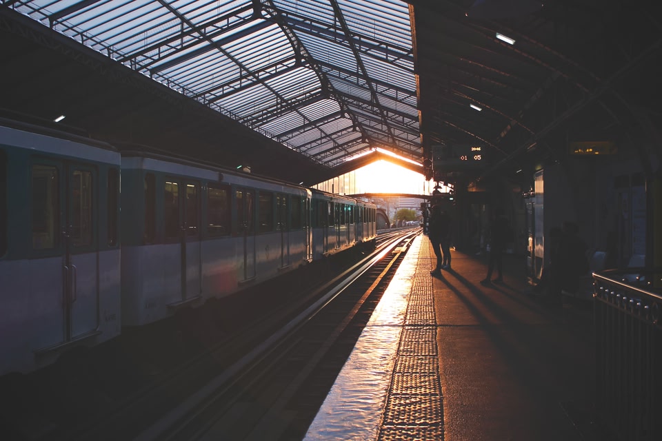Trein bij Parijs