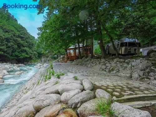 Riverside Glamping Nuts - Vacation Stay 78071v、東近江市の