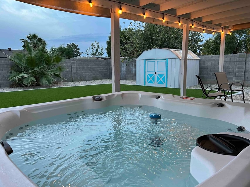Hot tub time!