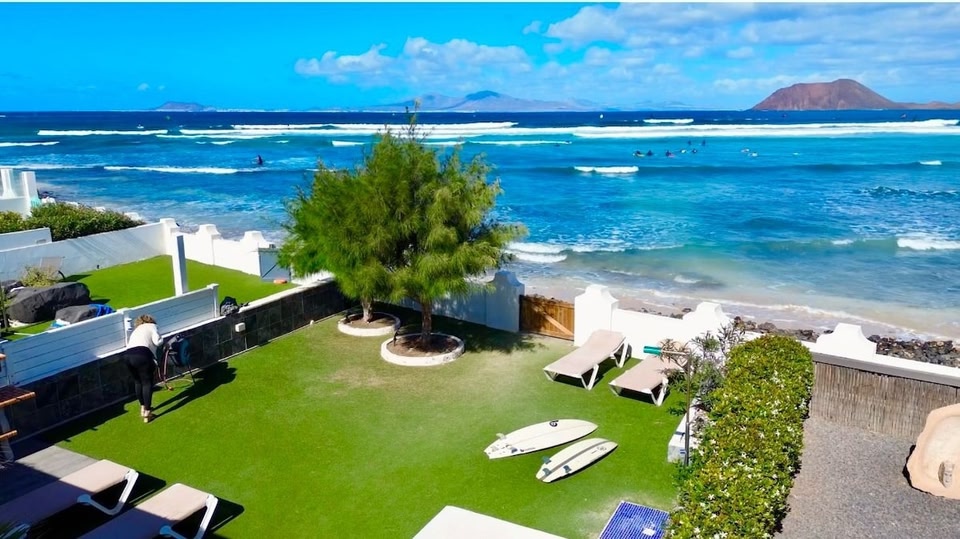 Dalia House, frontbeach, pool, Corralejo