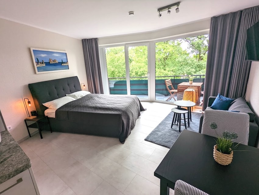Charming small apartment with pool