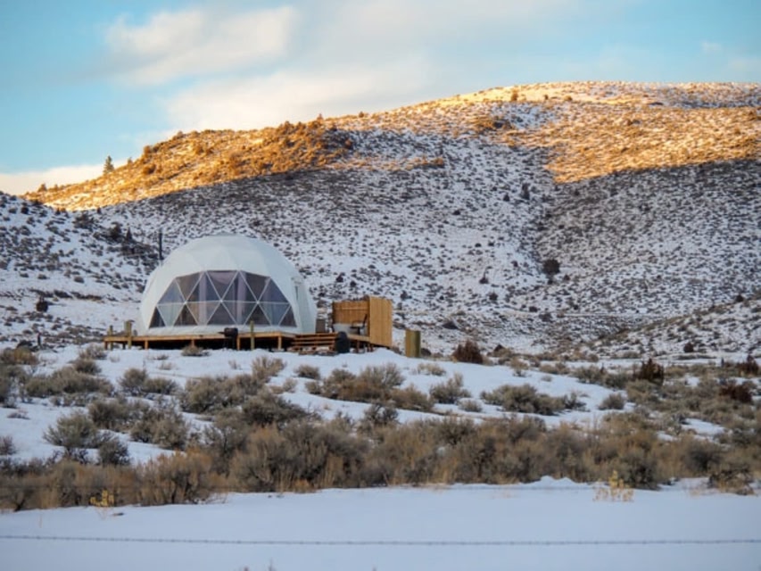 Private Hotsprings Glamping Two Tubs Dome