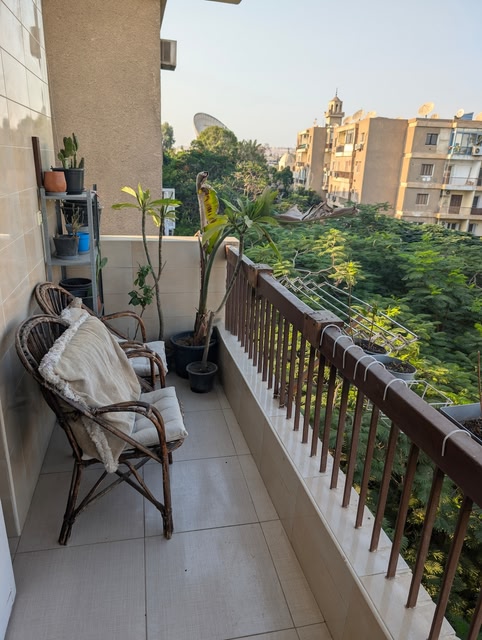 2BR Maadi Flat With Balcony Overlooking Nice Park