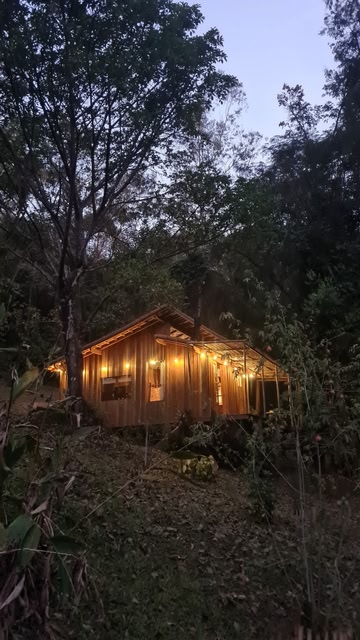 Romantic Experience of Forest hot springs/fireplace/cooking