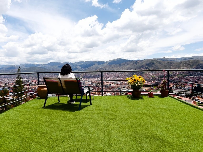 Apartment With heating, Garden and Panoramic Rooftop