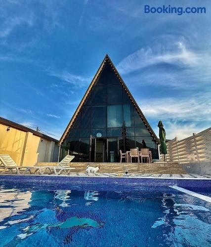 Luxury A-Frame Forest Chalet