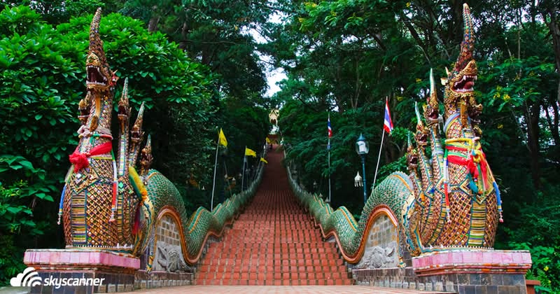Wat Phratat Doi Suthep, Chiangmai, Thailand