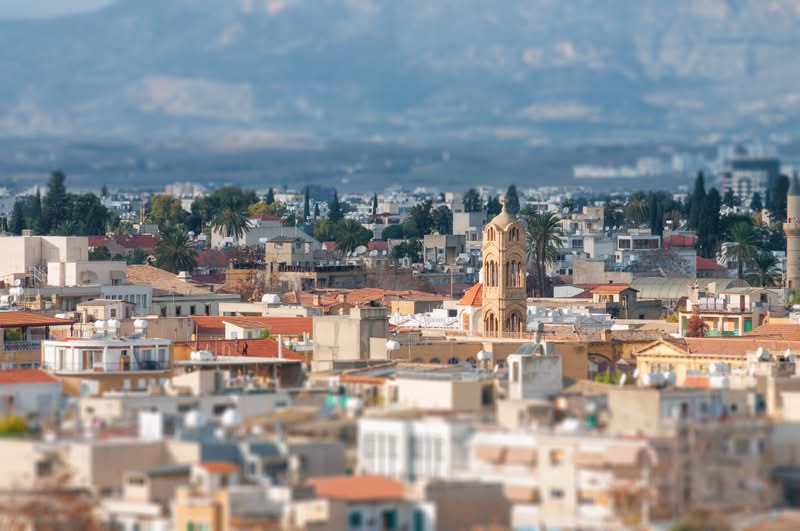 Lefkoşa manzarası
