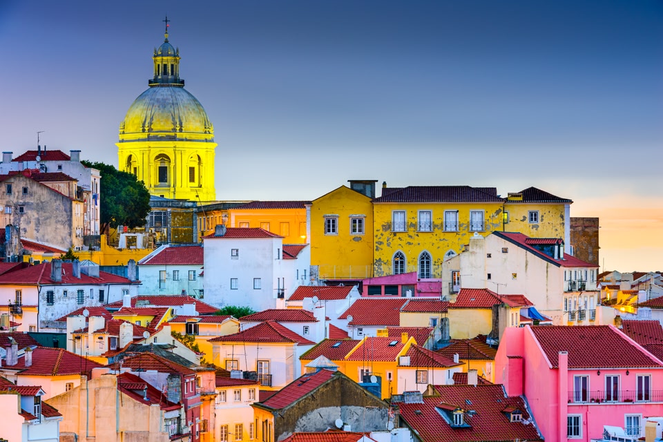 Lisbon at sunset