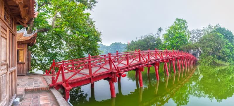 Hoan Kiem Lake Hoan Kiem Lake in Hanoi in Vietnam