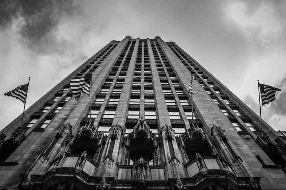 edificio Tribune Tower en Chicago