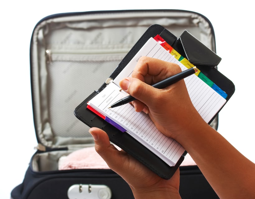 A top travel tip is to make a holiday packing list