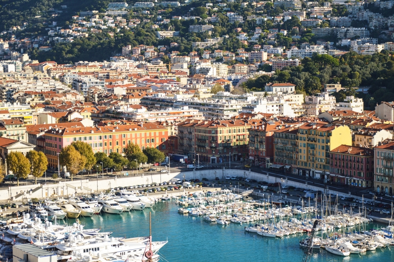 The gorgeous coastline of the French Riviera