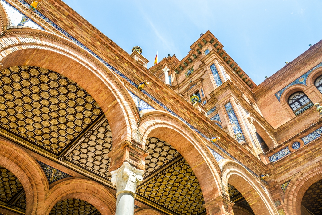 Plaza de España detail, Seville, Spain