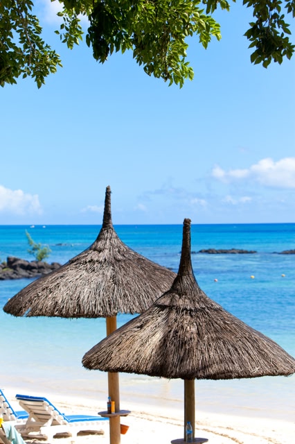Soleil en octobre : plages d'île Maurice