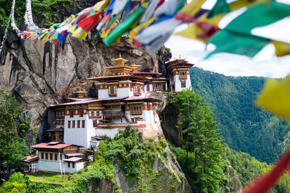 Sehenswürdigkeiten Bhutan: Tigernest-Kloster Taktshang, Paro