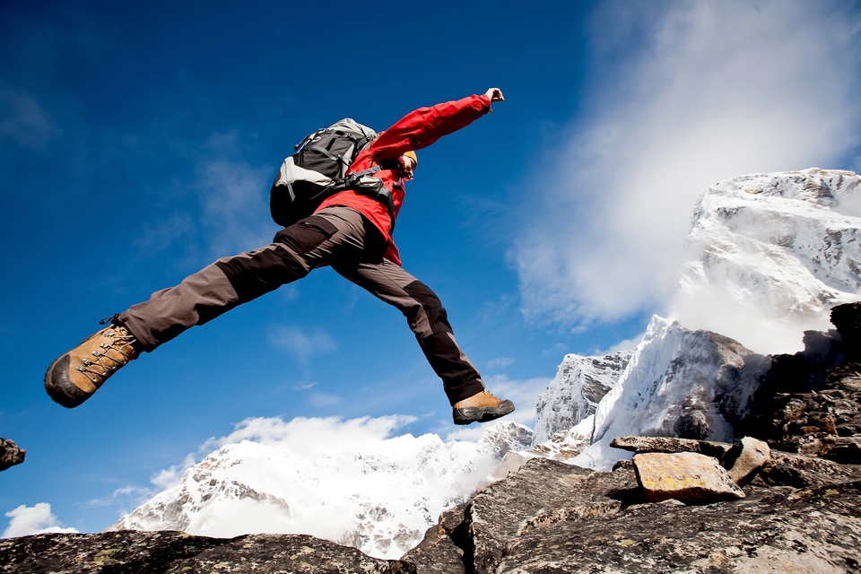 The towering peaks of Tibet
