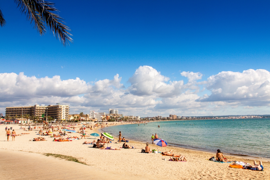 Beach in Palma, Majorca