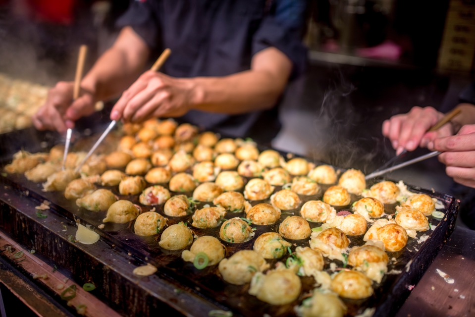 The tasty takoyakis of Osaka, Japan