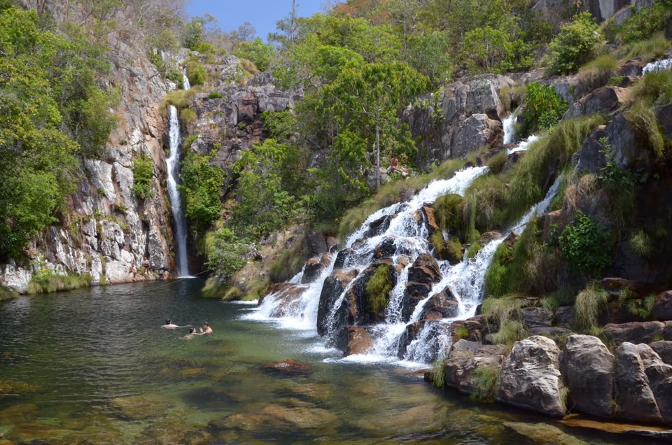 Cachoeira da Capivara, em Cavalcante