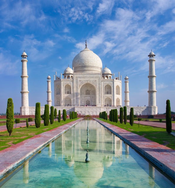 Die sieben neuen Weltwunder: Taj Mahal in Agra, Indien